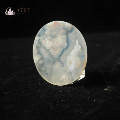 Flower Agate Disc