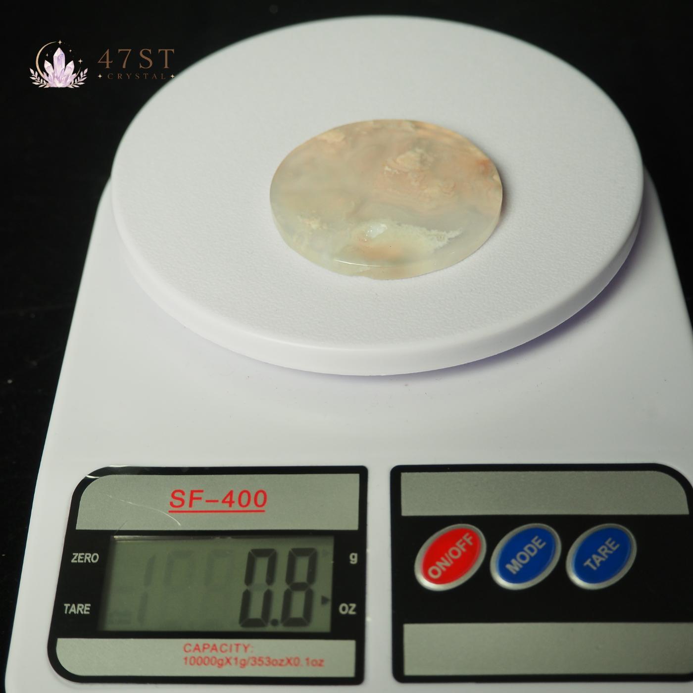Flower Agate Disc