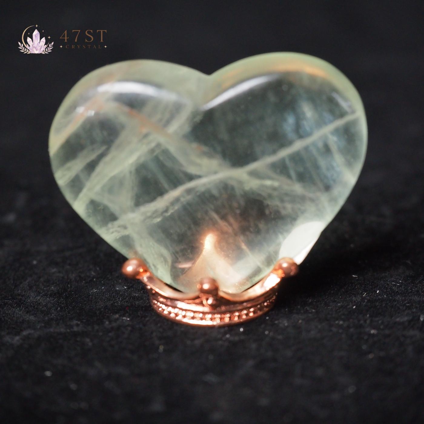 Fluorite Heart