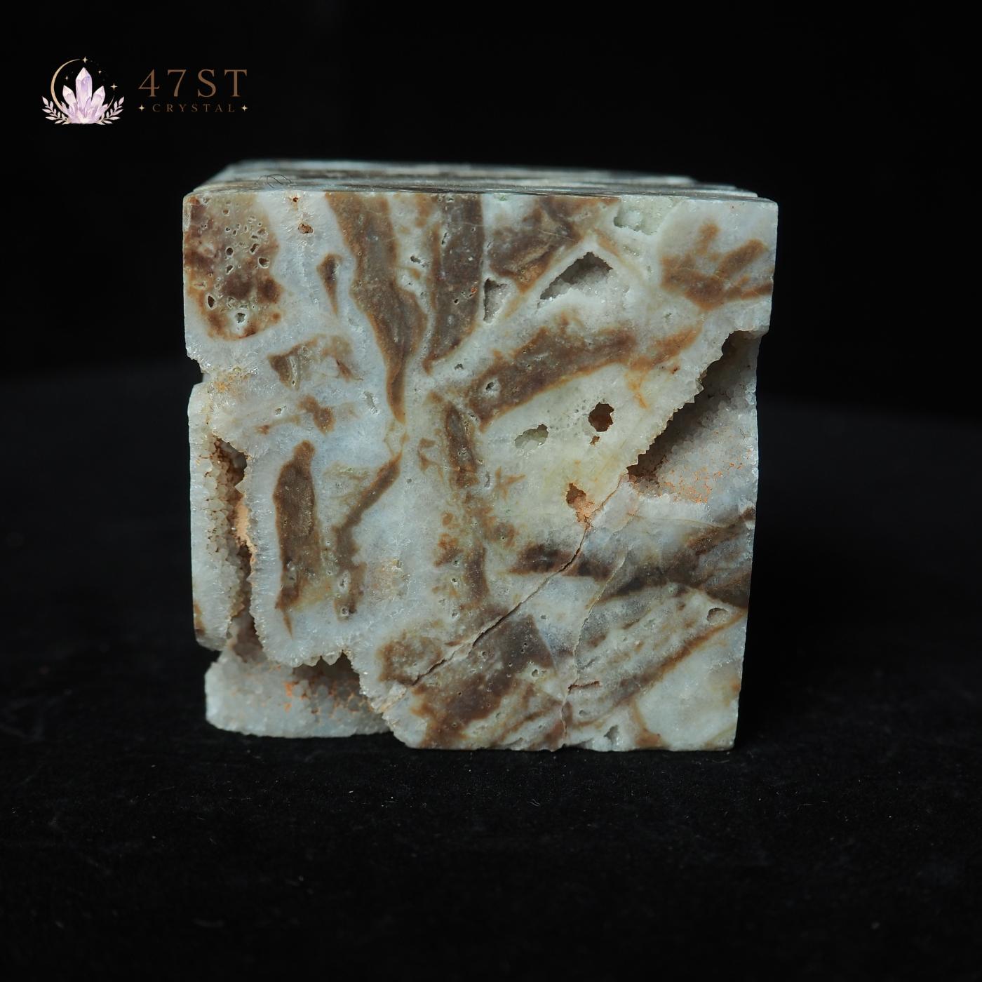 Druzy Agate Cube
