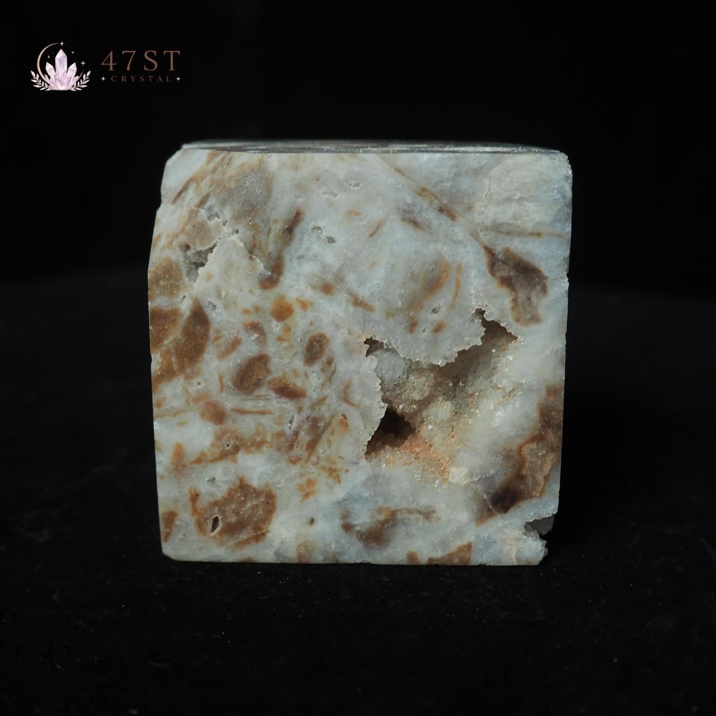 Druzy Agate Cube