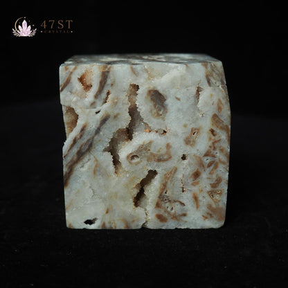 Druzy Agate Cube
