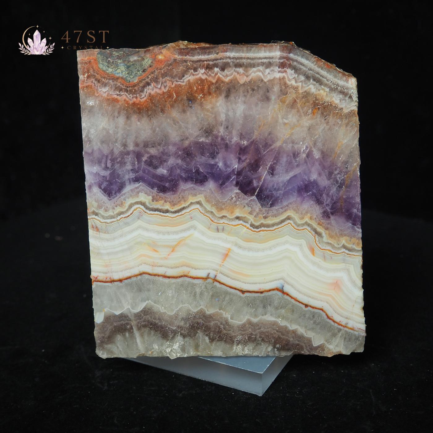 Amethyst Agate Slab