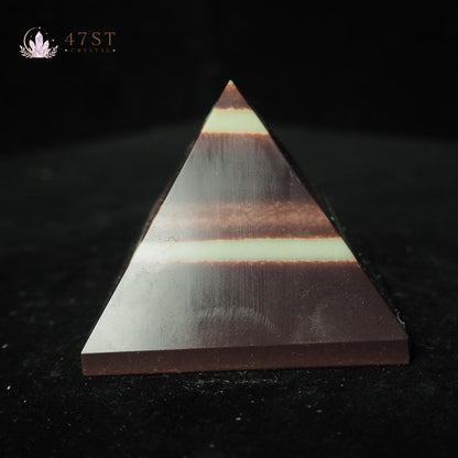 Purple Robe Jade Pyramid