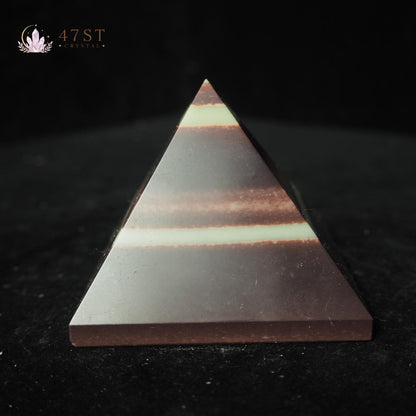 Purple Robe Jade Pyramid