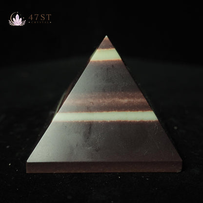 Purple Robe Jade Pyramid