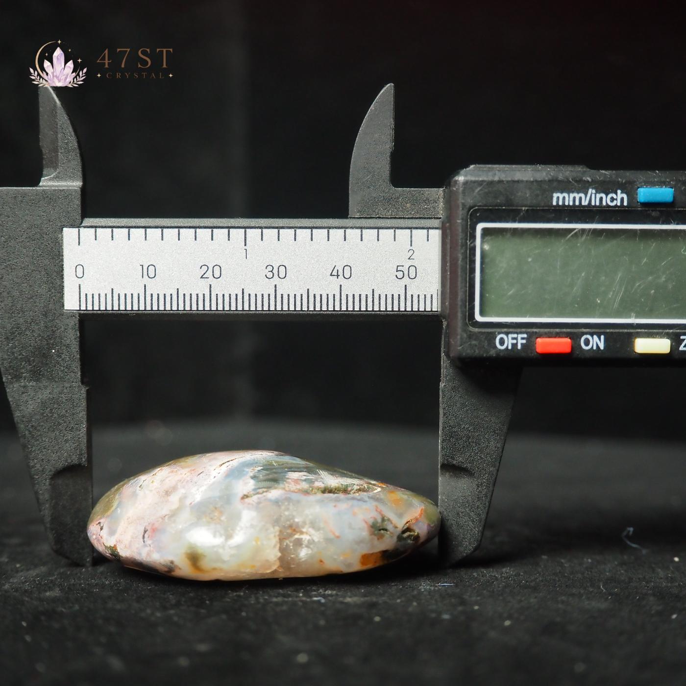 Moss Agate Palm Stone