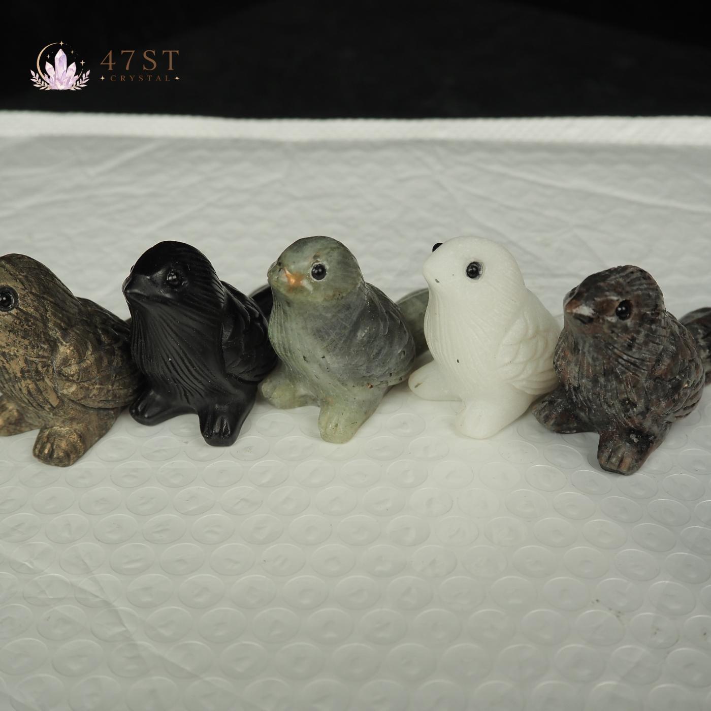 Multi-Material Mini Bird Carving
