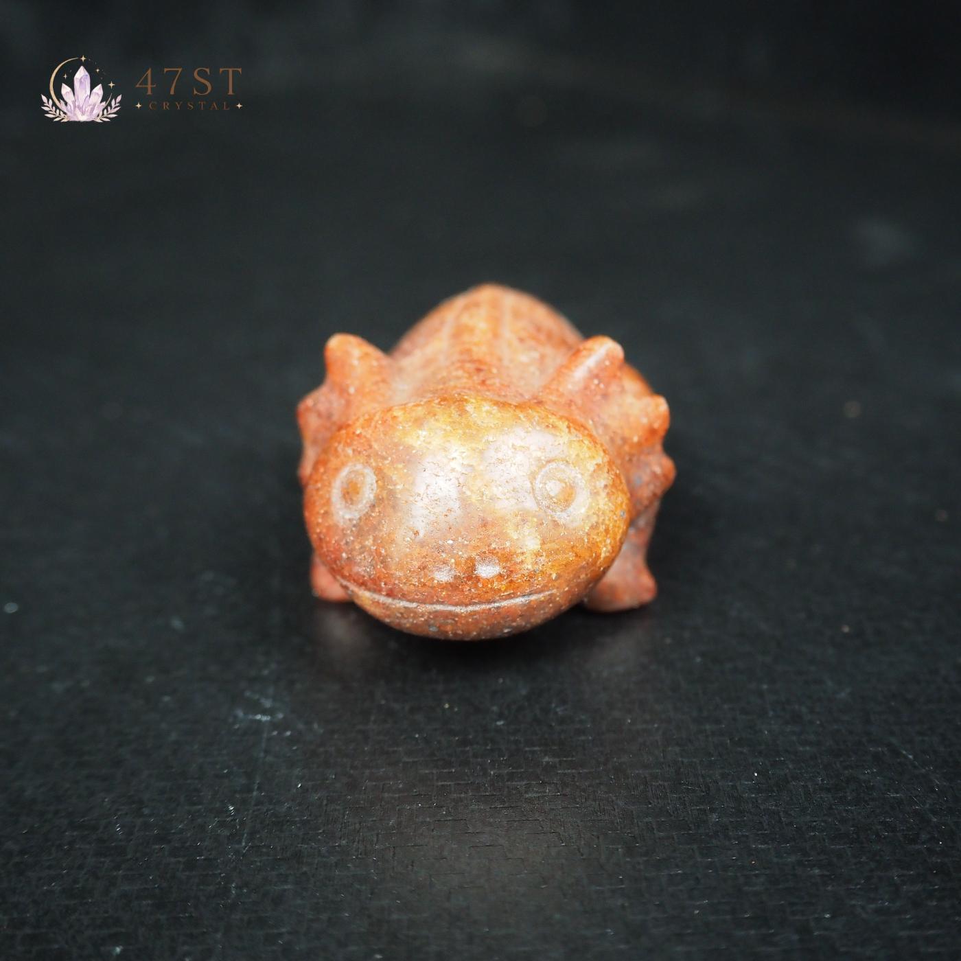 Hongshan Red Jasper Axolotl