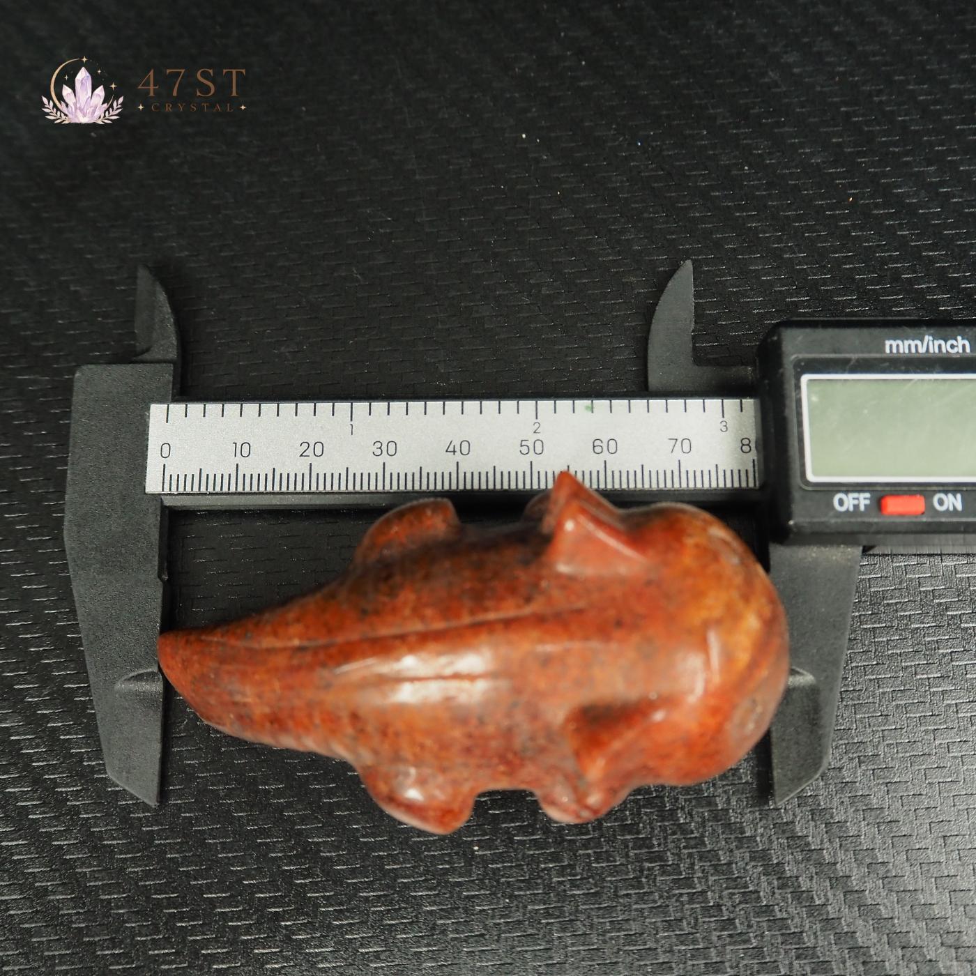 Hongshan Red Jasper Axolotl