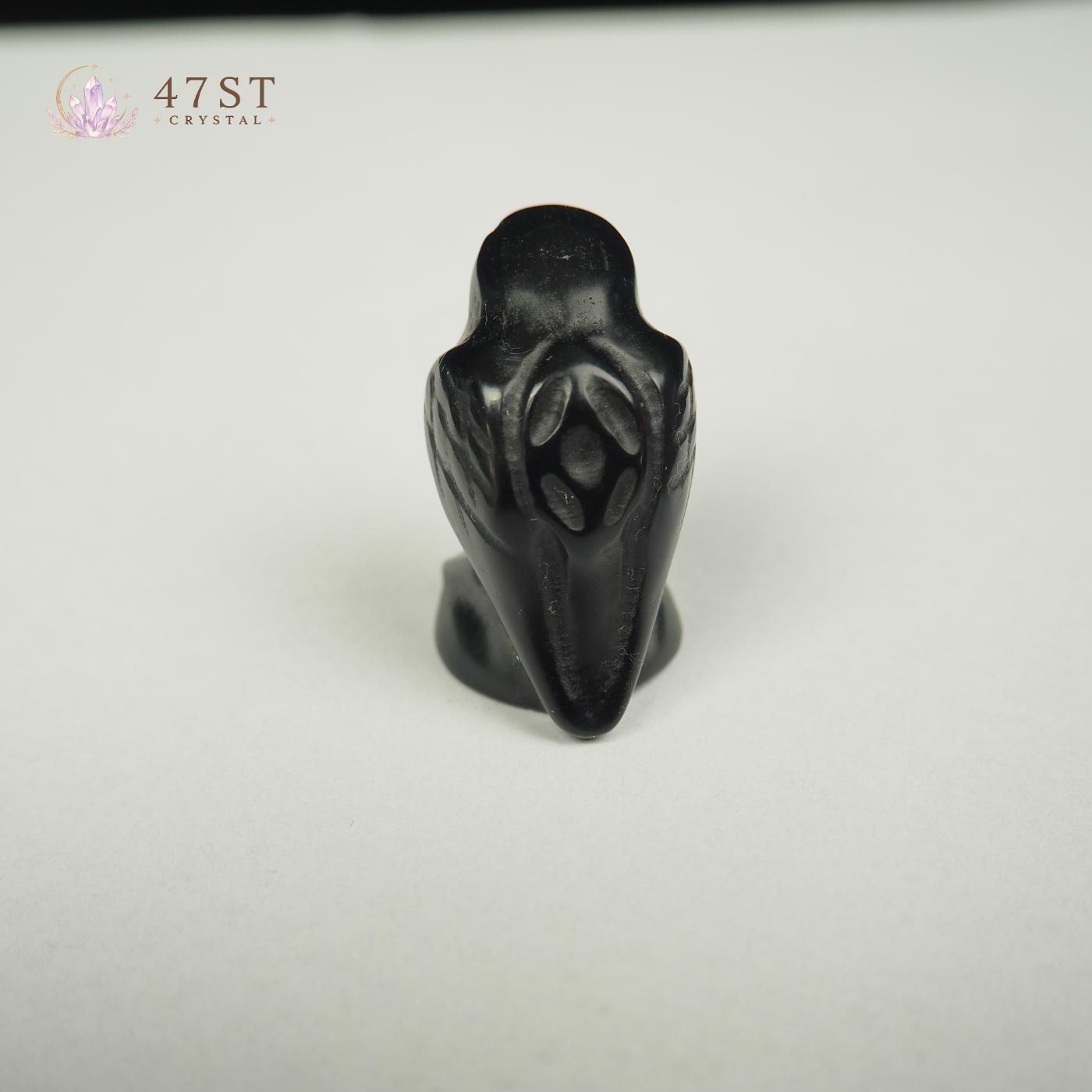Mini Obsidian Crow