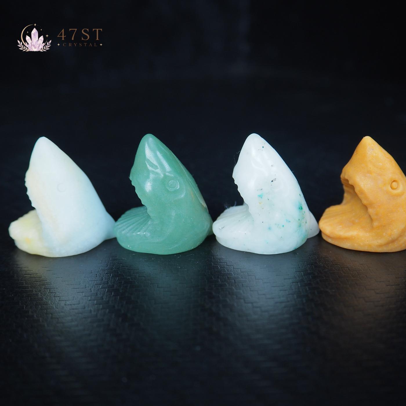 Multi-Material Mini Shark Head Carving