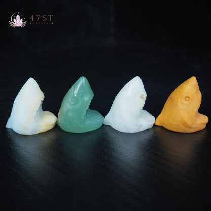 Multi-Material Mini Shark Head Carving