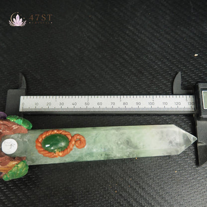 Fluorite Amethyst Sword