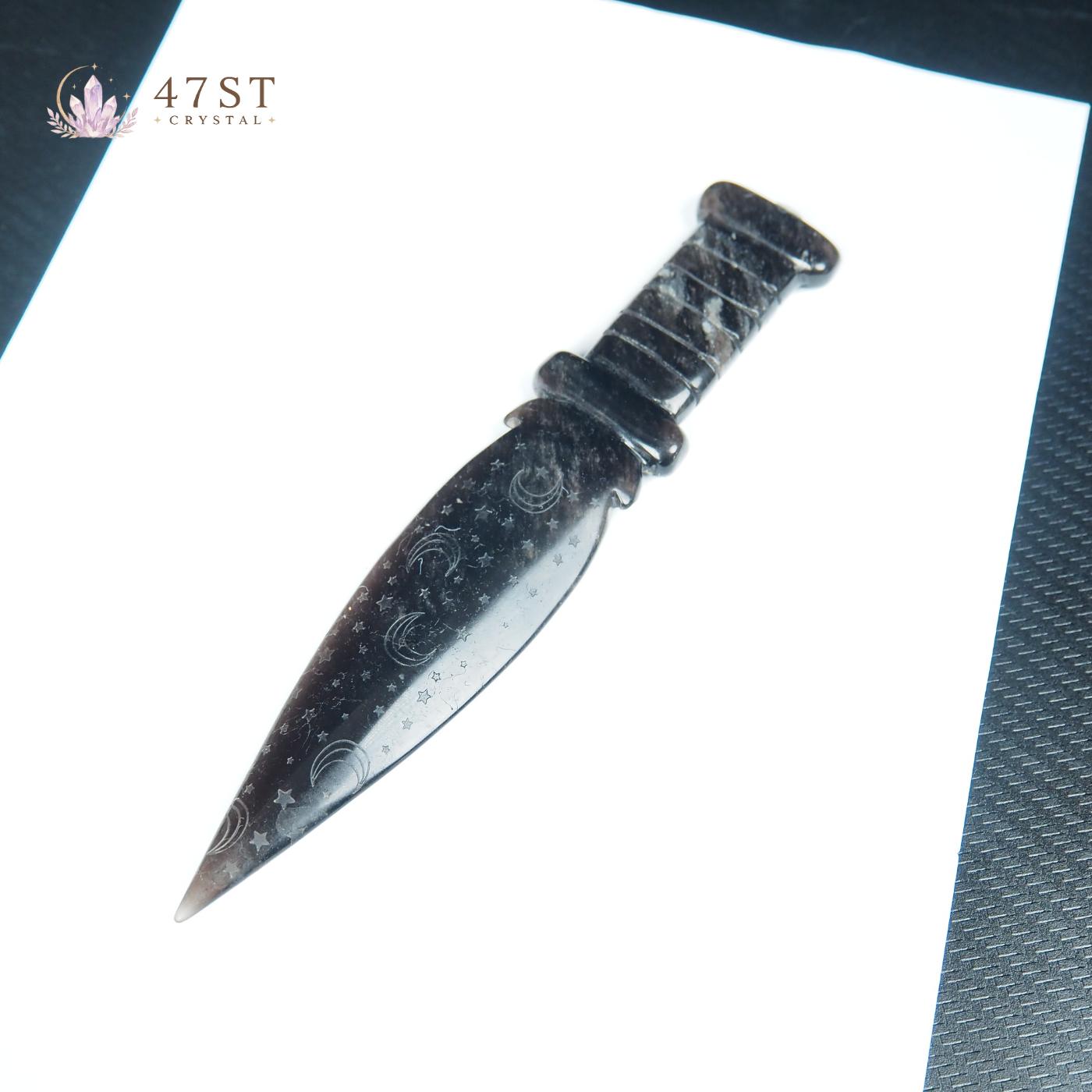 Ice Obsidian Dagger