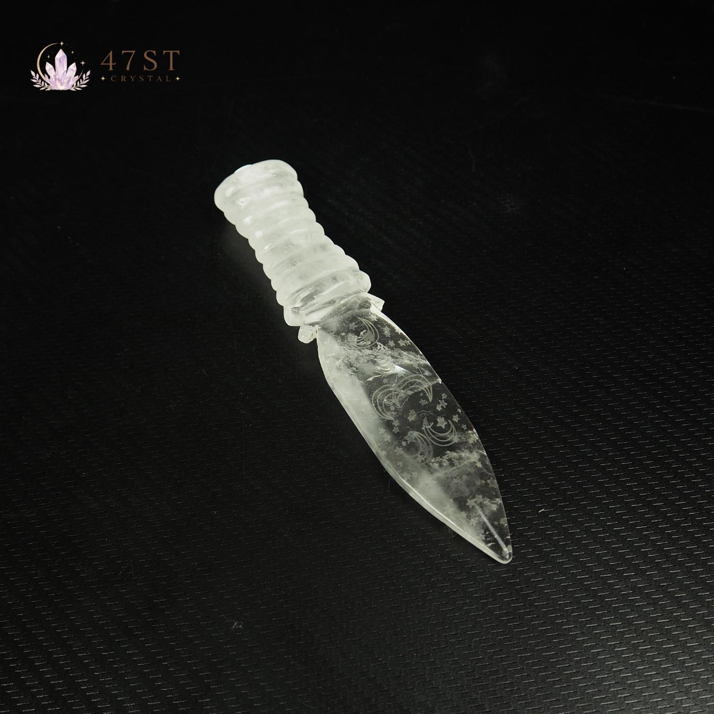 Clear Quartz Dagger