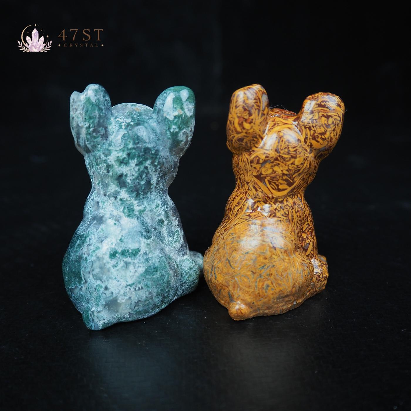 Multi-Material French Bulldog Carving