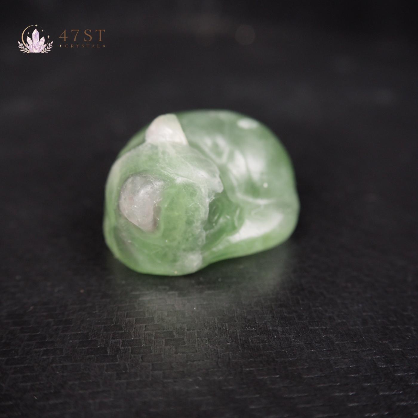 Fluorite Sleeping Cat