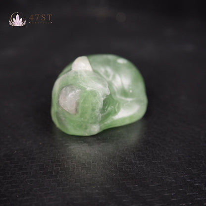 Fluorite Sleeping Cat