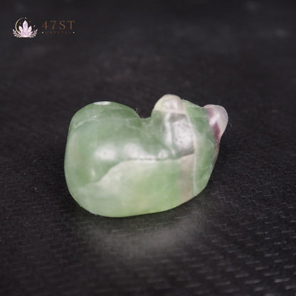 Fluorite Sleeping Cat
