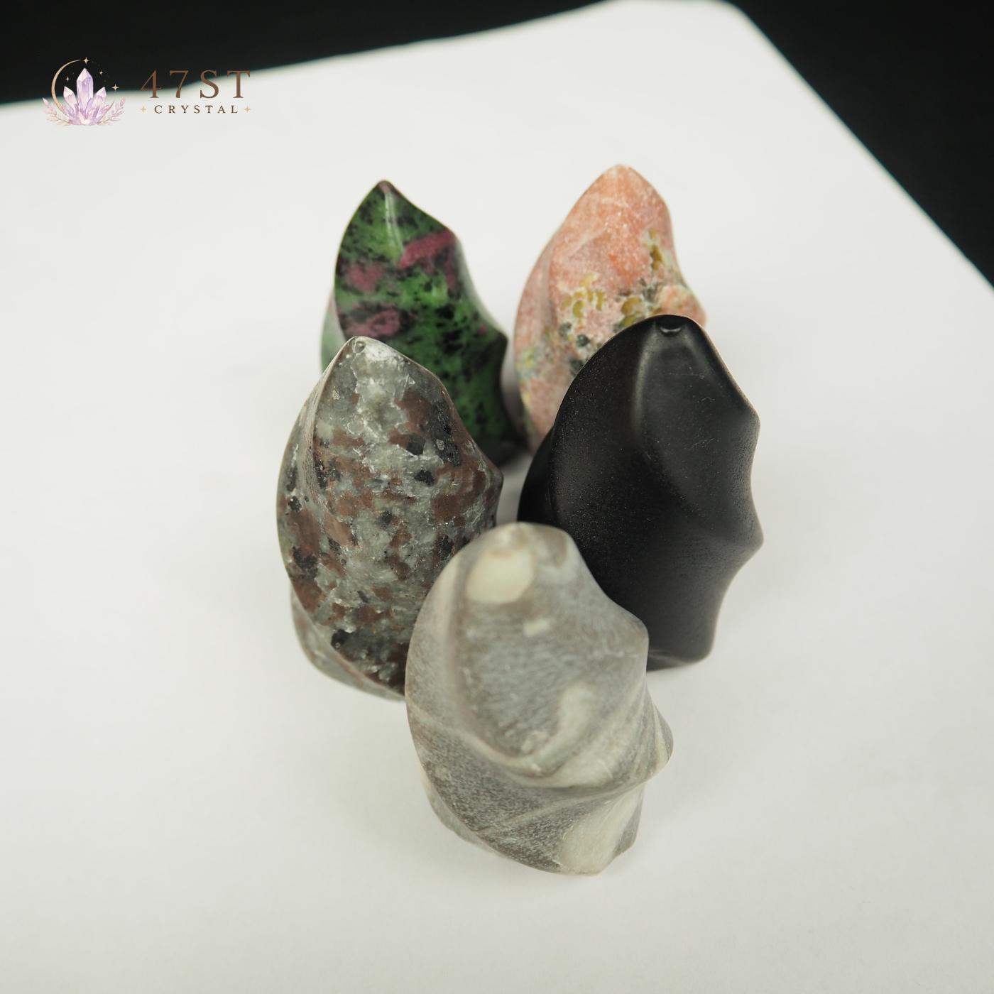 Multi-Material Flame Carving