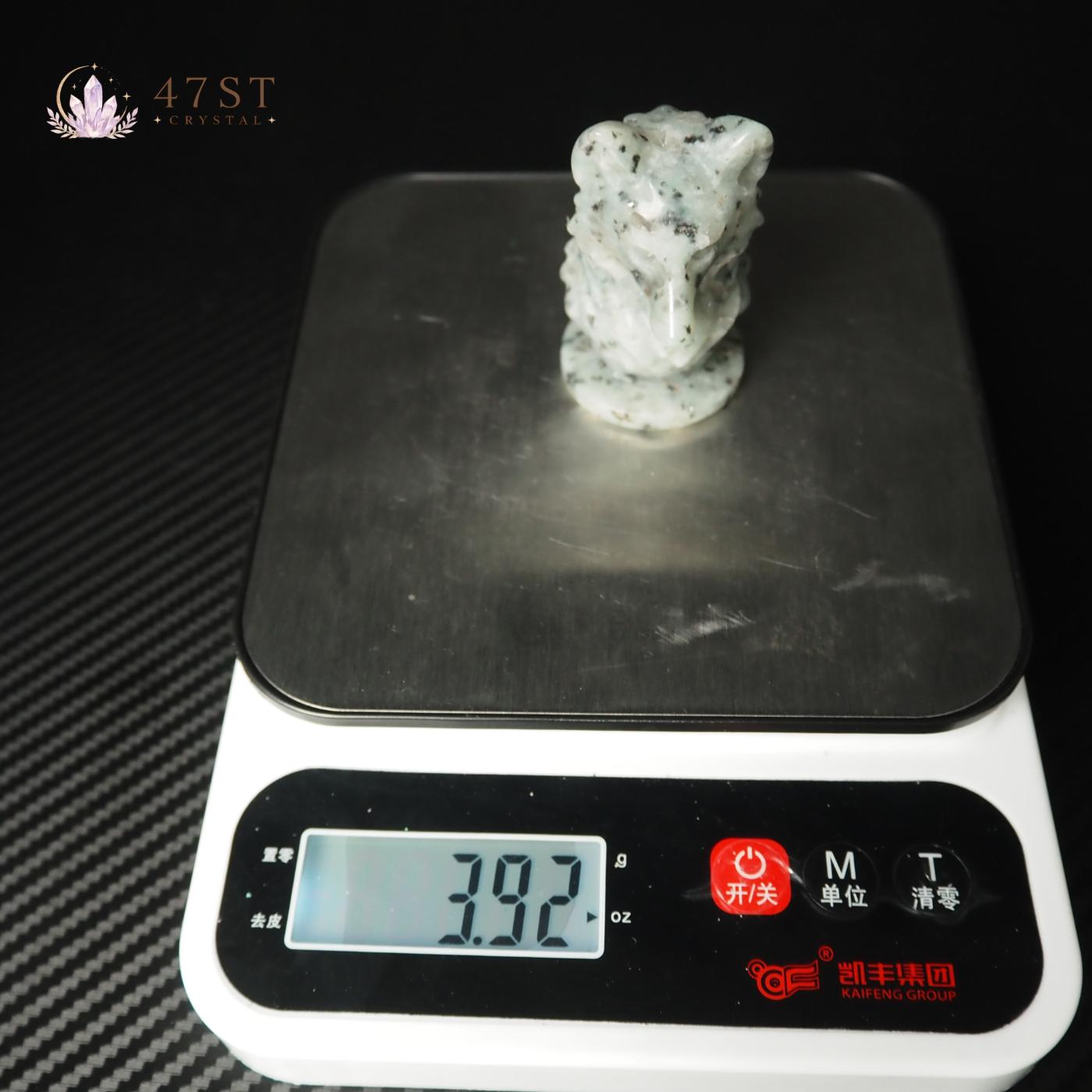 Kiwi Jasper Wolf Carving