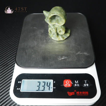 Serpentine Grim Reaper Carving