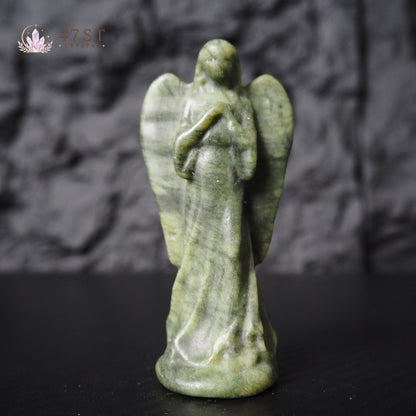 Serpentine Angel Carving