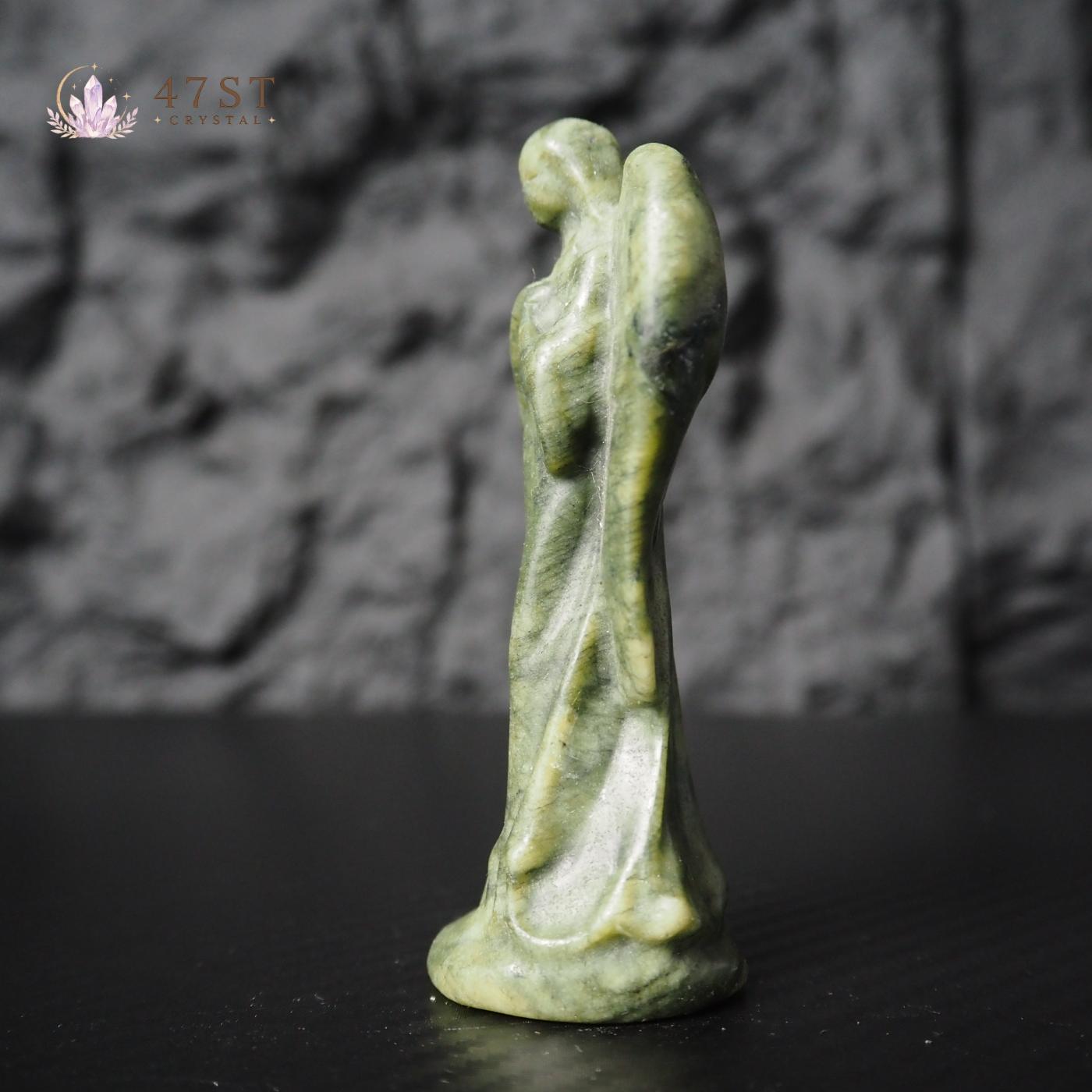 Serpentine Angel Carving