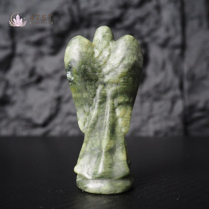 Serpentine Angel Carving