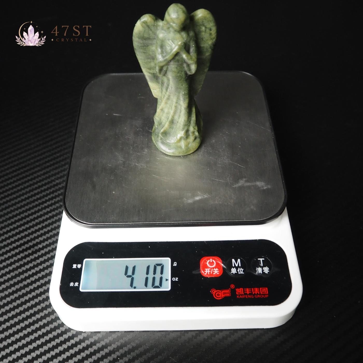 Serpentine Angel Carving