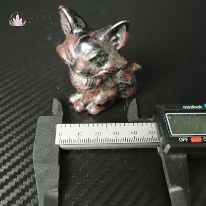 Garnet Fox Carving