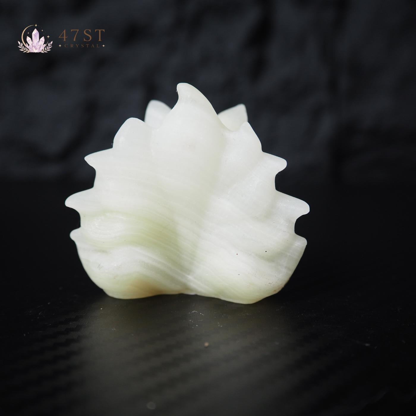 Afghan Jade Nine Tail Fox Carving