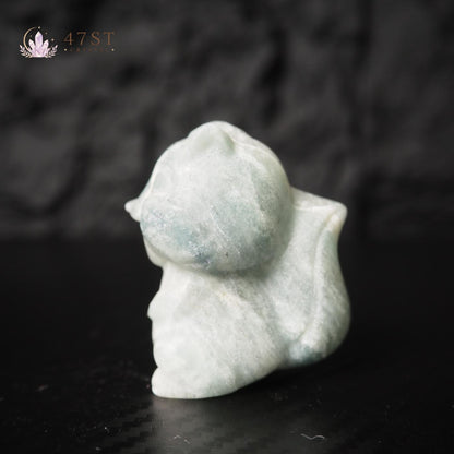 Blue Aventurine Squirrel Carving