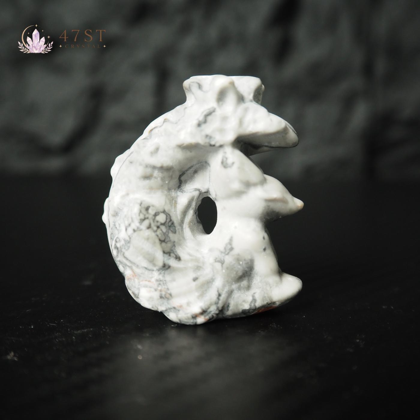YinYang Jade Fox Carving