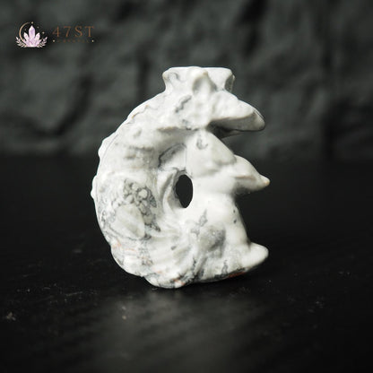 YinYang Jade Fox Carving