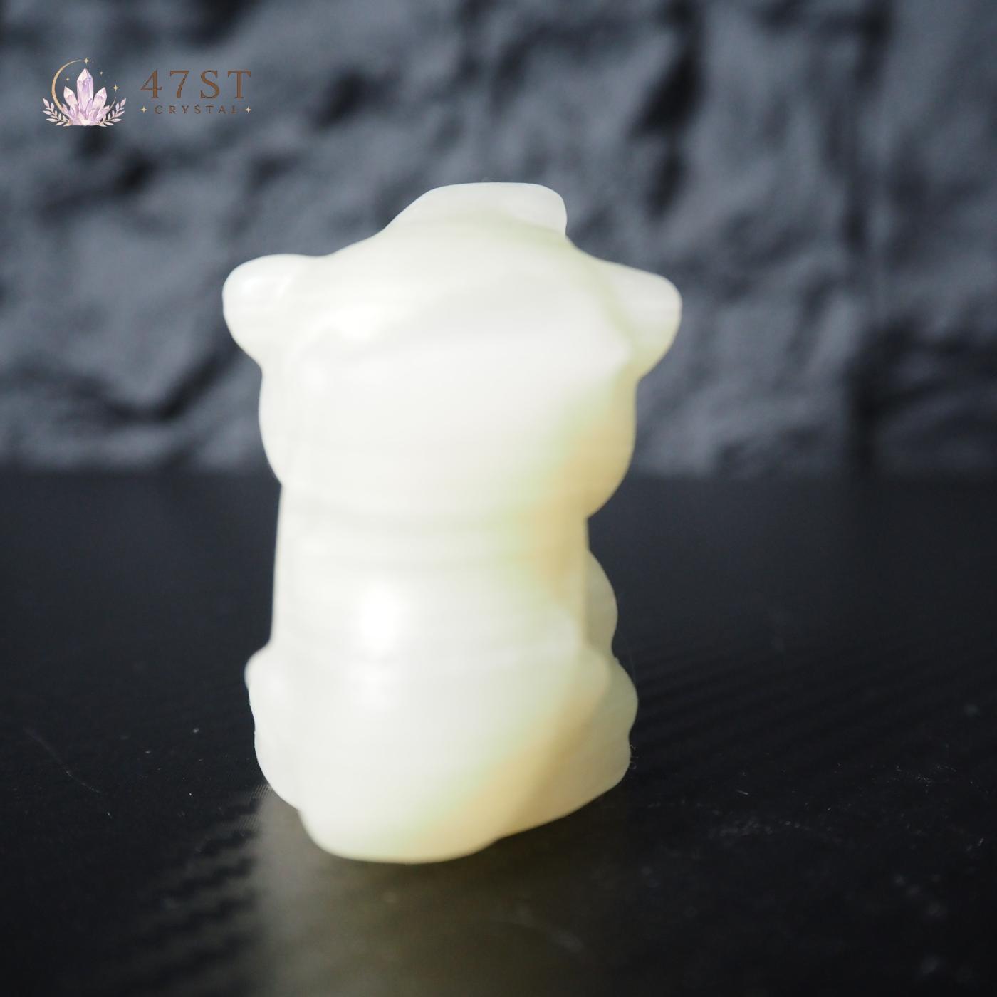 Afghan Jade Squirrel Carving