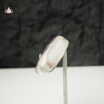 Amethyst Agate Heart