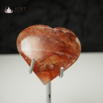 Fire Quartz Heart