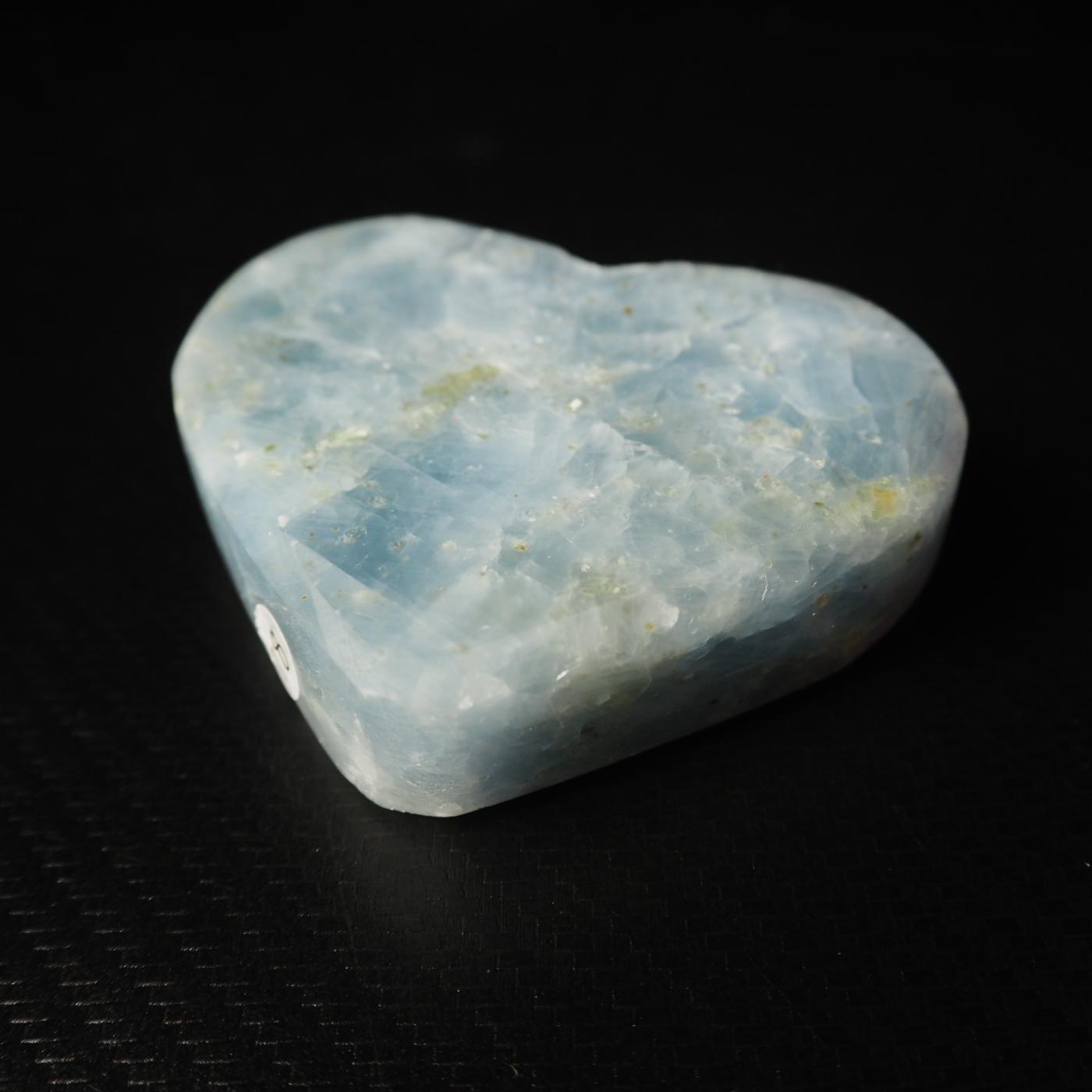Blue Calcite Heart
