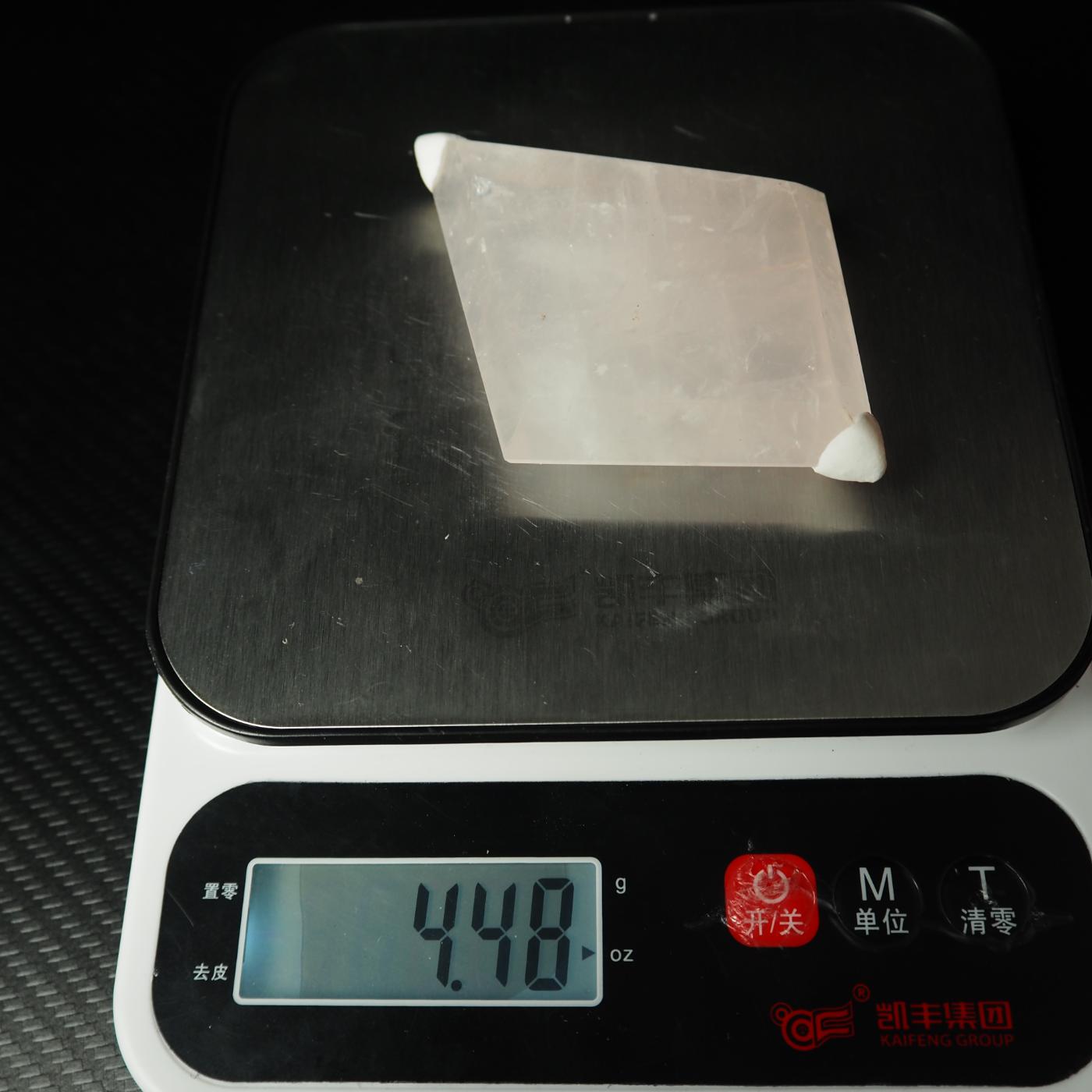 Rose Quartz Diamond Carving