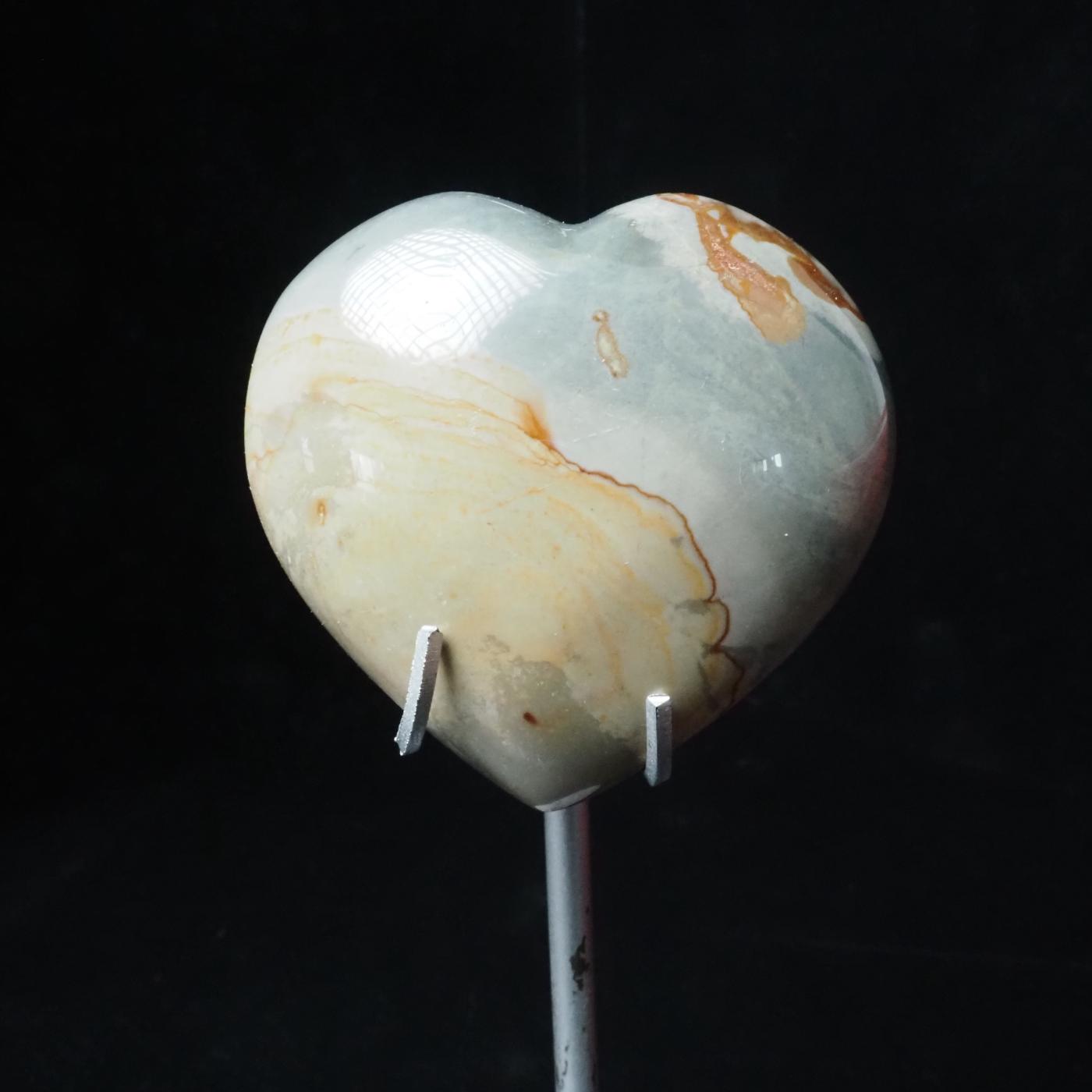 Polychrome Jasper Heart