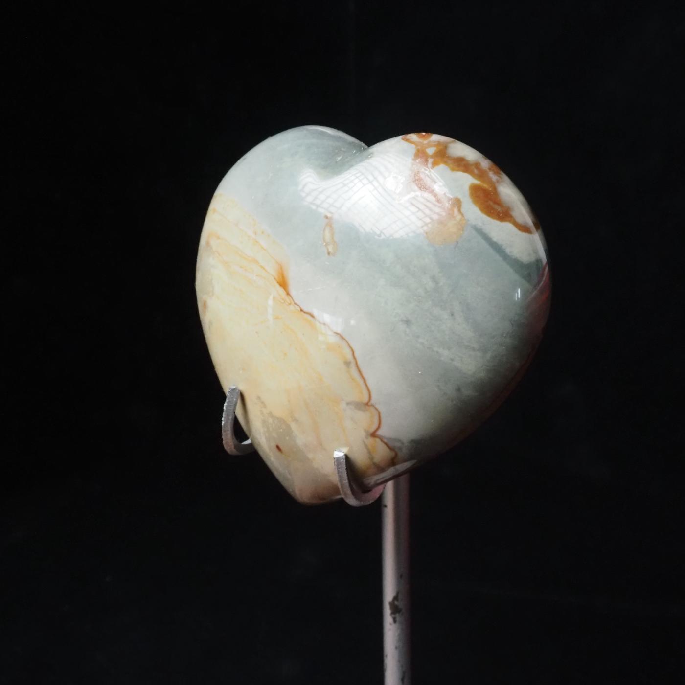Polychrome Jasper Heart