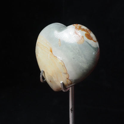 Polychrome Jasper Heart