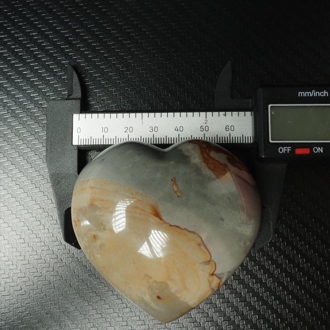 Polychrome Jasper Heart