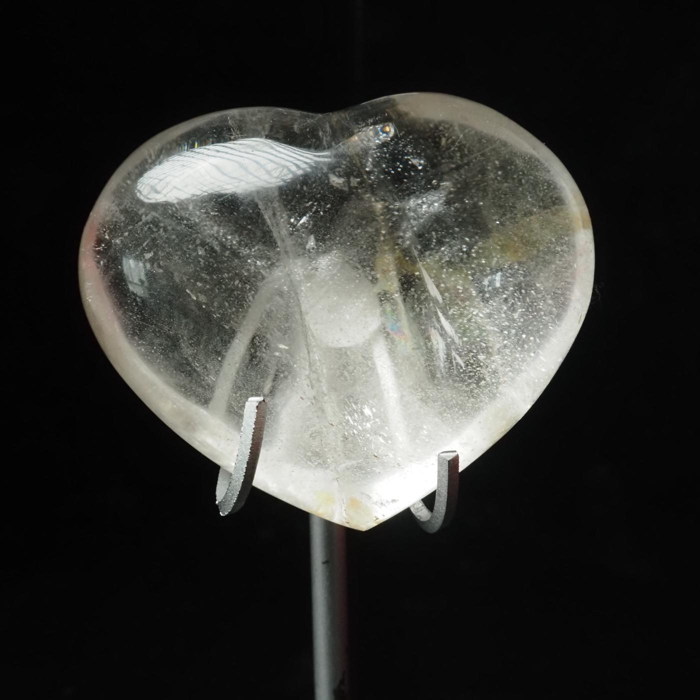 Clear Quartz Heart