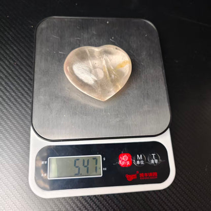 Clear Quartz Heart