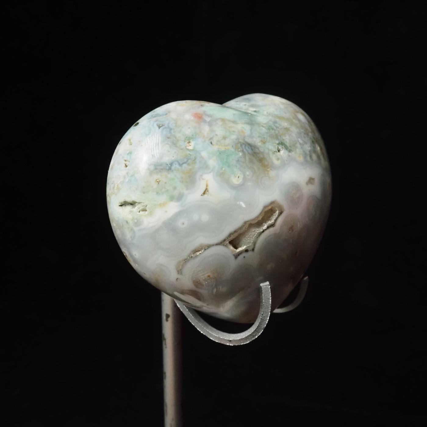 Moss Agate Heart