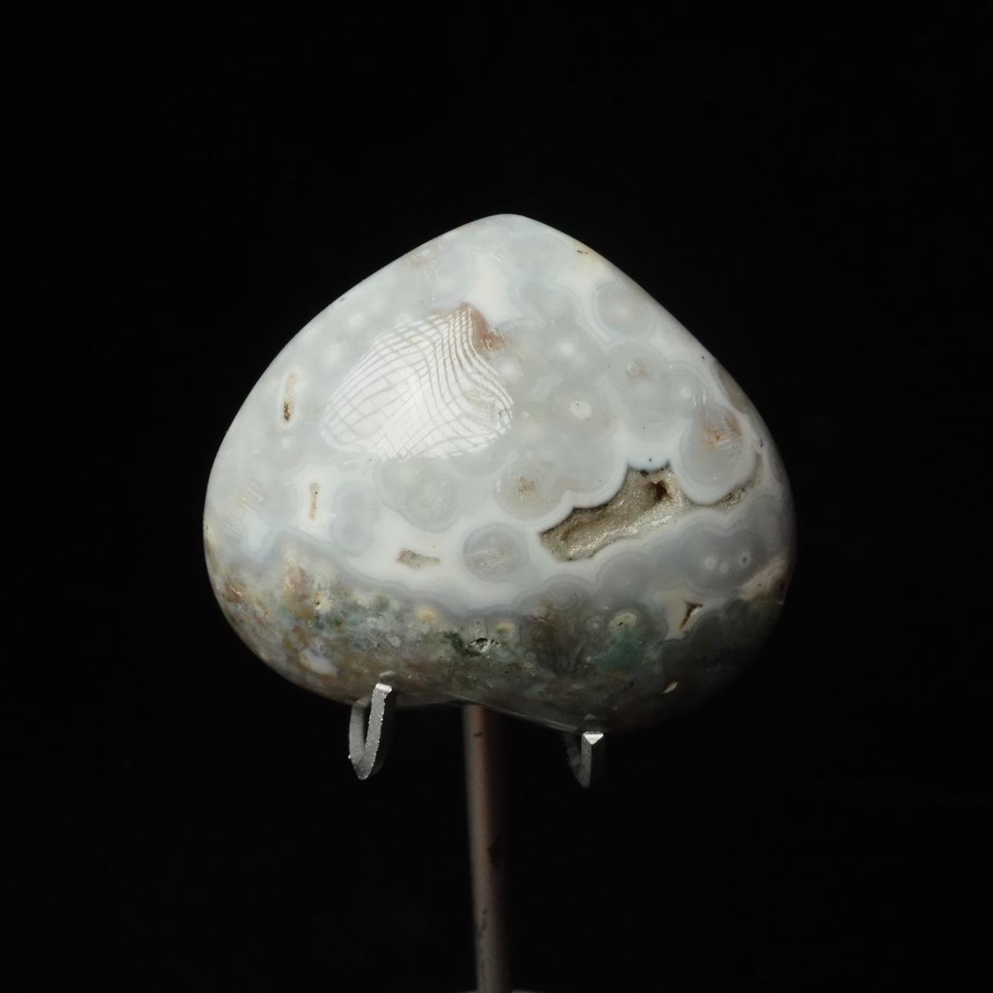 Moss Agate Heart