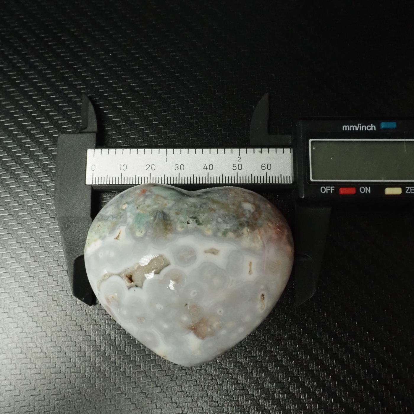 Moss Agate Heart